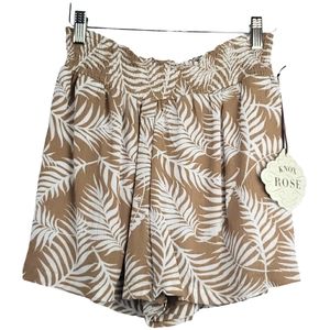 Knox Rose NWT Rayon Shorts Fully Lined Size XS in Neutral Floral with  Pockets